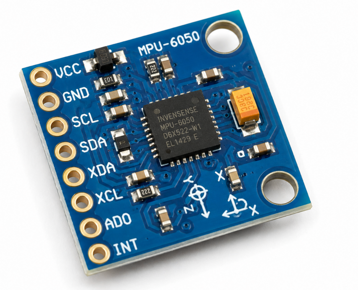 MPU-6050 3-Axis Accelerometer + Gyroscope Module (Premium Quality)