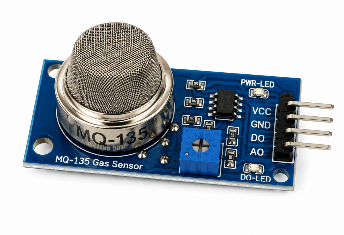 MQ-135 Air Quality Gas Sensor Module for Arduino (CO2, Smoke, NH3)