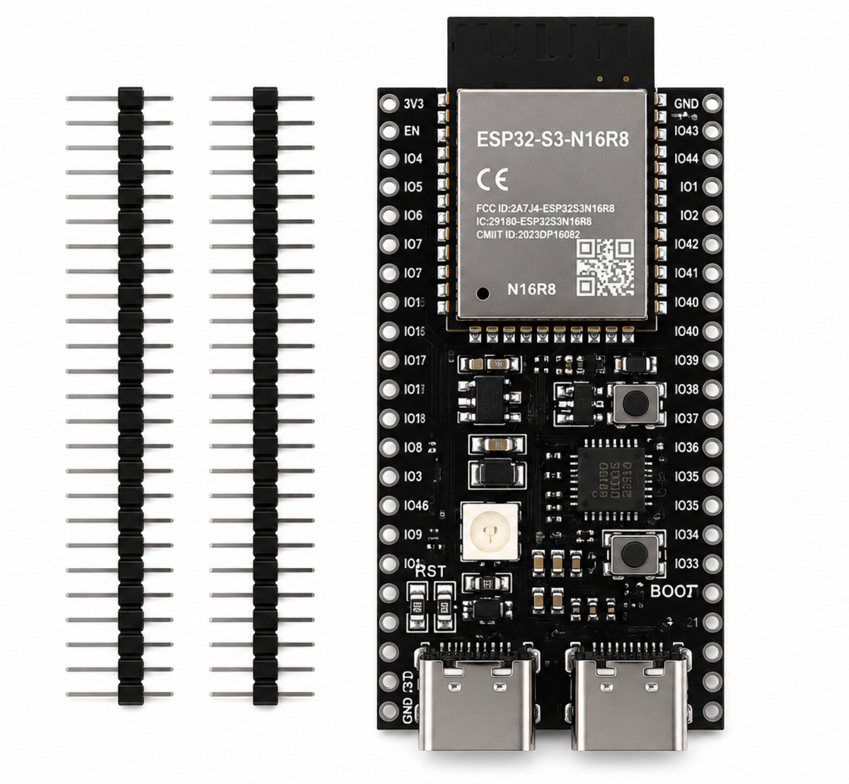 ESP32-S3 N16R8 Development Board – Wi-Fi + Bluetooth