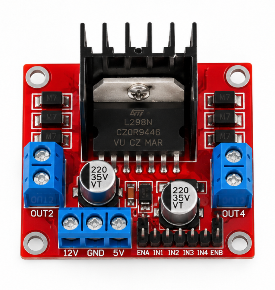 L298N Dual Motor Driver Module for Arduino (2-Channel)